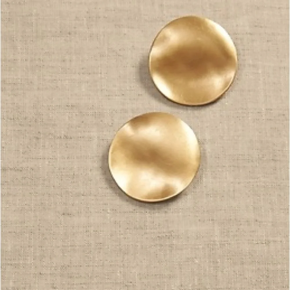 SCULPTURAL CIRCLES POST EARRINGS BY AUREUS + ARGENT - Picture 3 of 5